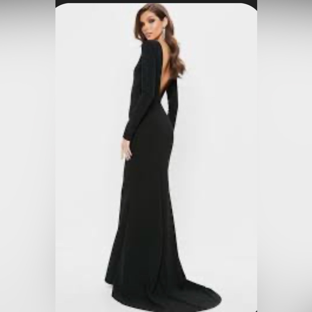 Missguided Long Sleeve maxi dress